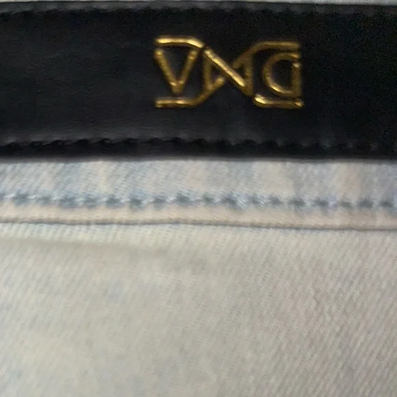 “Orange drip” premium wear Jeans